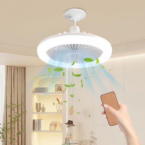 VENTILATEUR DE PLAFOND LED ROTATIF AVEC TÉLÉCOMMANDE®