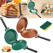 POÊLE ANTIADHÉSIVE DOUBLE FACE - DOUBLE CRÊPIÈRE™