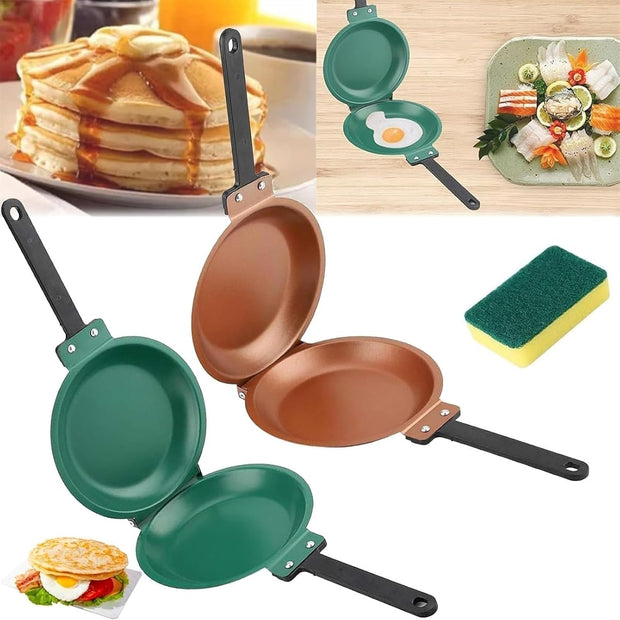 POÊLE ANTIADHÉSIVE DOUBLE FACE - DOUBLE CRÊPIÈRE™