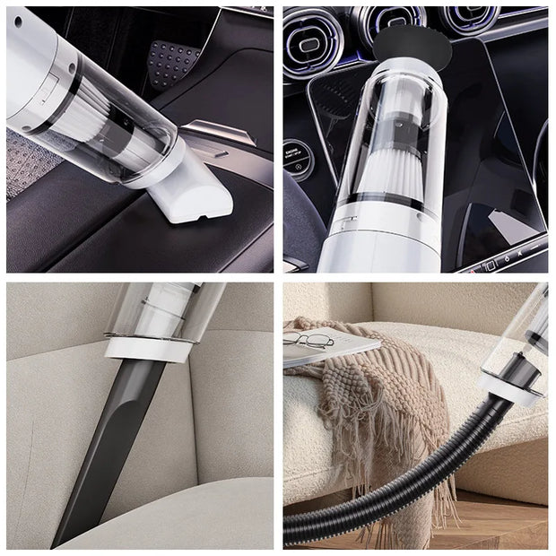 Aspirateur de voiture 3 en 1 léger et sans fil Aspirateur puissant Aspirateur portable rechargeable
