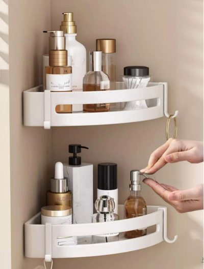 Étagère de douche murale en alliage d'aluminium
