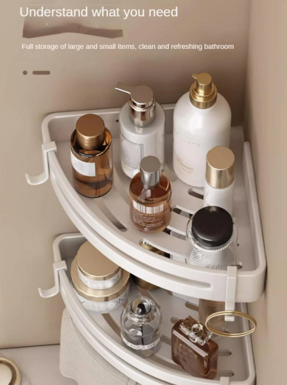 Étagère de douche murale en alliage d'aluminium