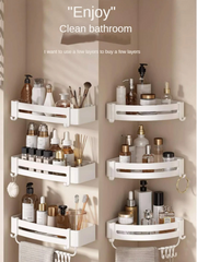 Étagère de douche murale en alliage d'aluminium