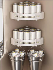 Étagère de douche murale en alliage d'aluminium