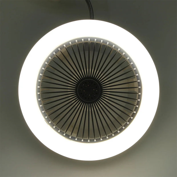VENTILATEUR DE PLAFOND LED ROTATIF AVEC TÉLÉCOMMANDE®
