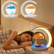 LAMPE LED 3-EN-1 | ART EN SABLE MOUVANT | CHARGEUR SANS FIL