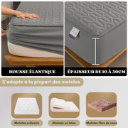 PROTEGE MATELAS IMPERMEABLE + 02 PROTEGES COUSSINS
